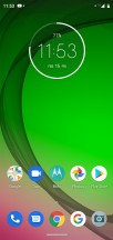 Home screen - Motorola Moto G7 Play review