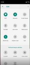 Editing Quick toggles - Motorola Moto G7 Play review