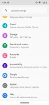 Settings menu - Motorola Moto G7 Plus review