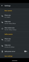 Camera menus and options - Motorola Moto G7 Plus review