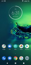 Homescreen - Motorola Moto G8 Plus review