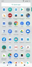 App drawer - Motorola Moto G8 Plus review