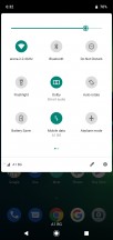 Quick toggles - Motorola Moto G8 Plus review