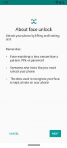 Setting up face unlock - Motorola Moto Z4 review