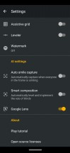 Camera settings - Motorola Moto Z4 review