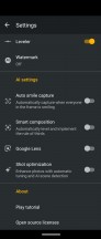 Camera settings - Motorola One Vision review