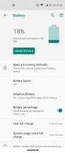 Battery features - Motorola One Vision review