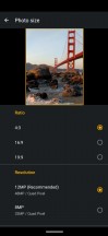 Camera settings - Motorola One Zoom review