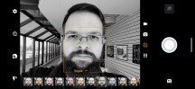 Selfie camera options - Motorola One Zoom review