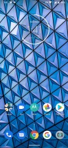 Home screen - Motorola One Zoom review