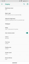 Display options - Motorola One Zoom review
