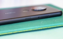 Triple card slot above the Google Assistant button - Nokia 7.2 review