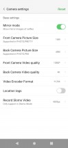 Camera menus - ZTE nubia Red Magic 3s review