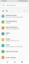 Home screen, lock screen, notification shade general settings menu - ZTE nubia Red Magic 3s review