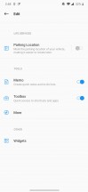 Shelf settings - OnePlus 7T Pro review