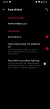 Fingerprint and Face Unlock settings - OnePlus 6T long-term review