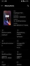 Current software version and security patch level - OnePlus 6T long-term review