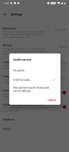 Screen recorder settings - Oneplus 7 Pro review
