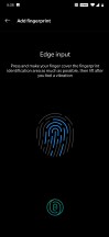 Scanning a finger • Fingerprint settings • Face unlock: Setup - Oneplus 7 Pro review