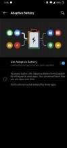 Battery settings menu - Oneplus 7 review