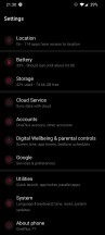 Settings - OnePlus 7T long-term review