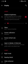 Display settings - OnePlus 7T long-term review