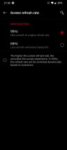 Screen refresh rate setting - OnePlus 7T long-term review