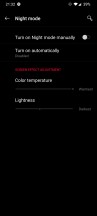 Night mode settings - OnePlus 7T long-term review