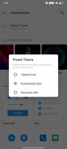 Choose theme - Oneplus 7t review