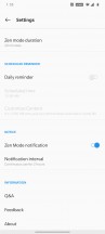 Zen Mode: Settings - Oneplus 7t review