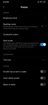 Dark mode - Xiaomi Redmi Note 8T review