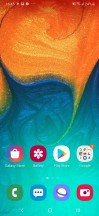 Home screen, recent apps and app drawer - Samsung Galaxy A30 review