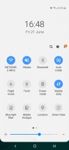 Settings and other apps are redesigned for one-handed use - Samsung Galaxy A30 review