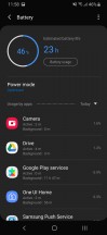 Device care and battery menu - Samsung Galaxy A40 review