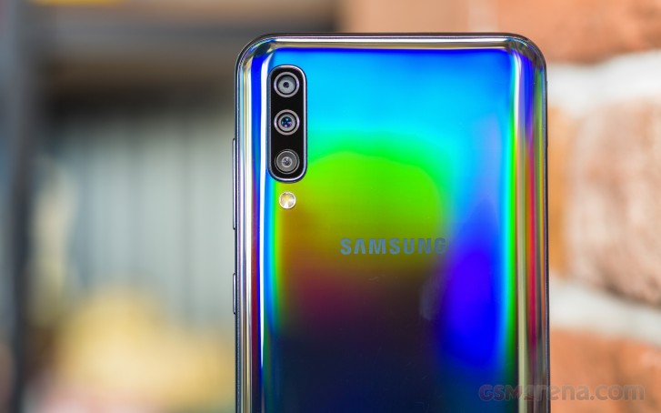 Image result for samsung galaxy a50 both cameras