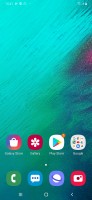 Home screen, recent apps and app drawer - Samsung Galaxy A50 review