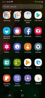Home screen, recent apps and app drawer - Samsung Galaxy A50 review