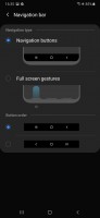 Gesture navigation options - Samsung Galaxy A50 review