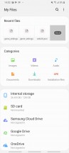 My Files - Samsung Galaxy A70 review