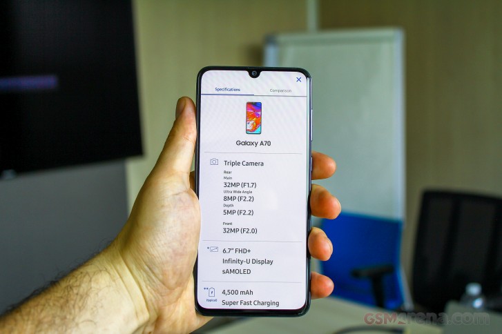 Samsung Galaxy A80 A70 Handson review