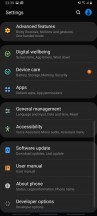 Settings - Samsung Galaxy A80 review