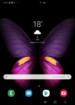 Main UI as seen on: internal display - Samsung Galaxy Fold long-term review