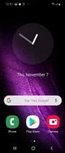 Main UI as seen on: external display - Samsung Galaxy Fold long-term review