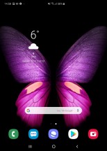 Homescreen (tablet) - Samsung Galaxy Fold review