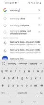 Keyboard (cover) - Samsung Galaxy Fold review