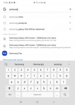 Portrait keyboard - Samsung Galaxy Fold review
