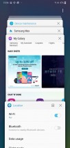 Lock screen, home screen, notification shade, app drawer, recent apps menu - Samsung Galaxy M10 review