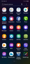 Lock screen, home screen, notification shade, app drawer, recent apps menu - Samsung Galaxy M10 review