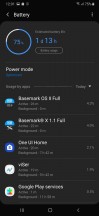 Battery settings - Samsung Galaxy M30 review