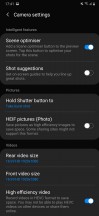 Camera menus - Samsung Galaxy M30s review